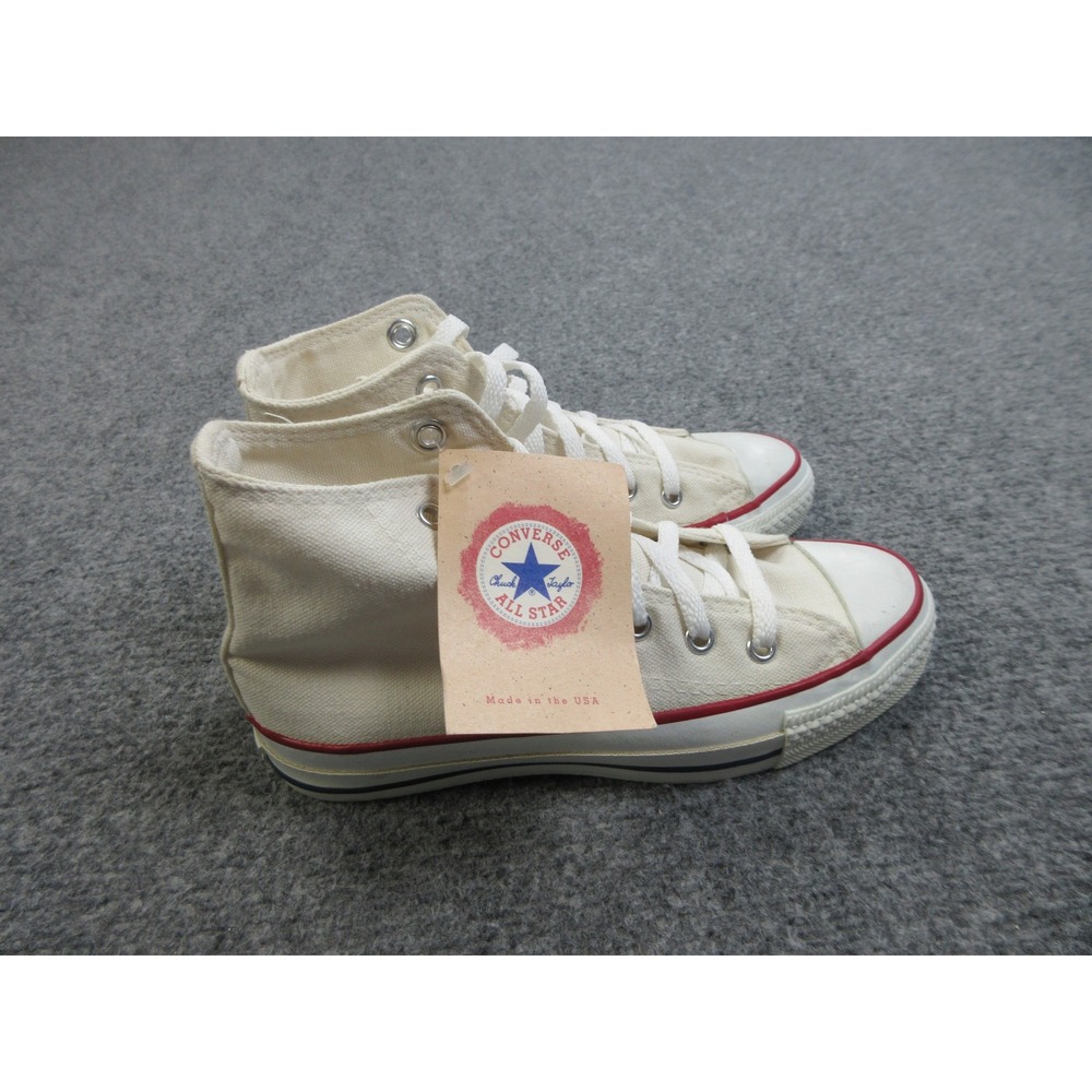 Vintage Converse Chuck Taylor All Star Shoes Boys Size 2 1/2 High Top USA 90s